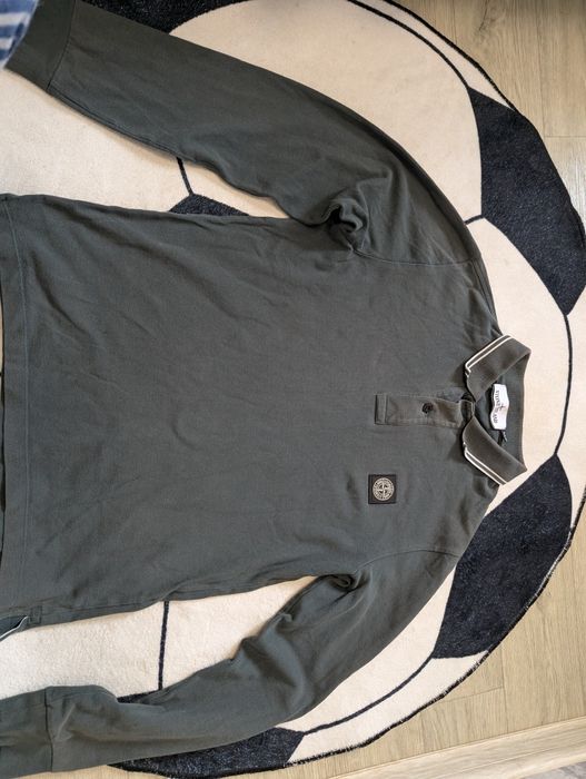 Stone Island поло (лонгслив) оригинал размер M (Slim Fit)
