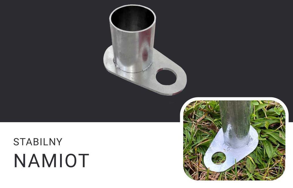 4x8x2m Namiot imprezowy ogrodowy z roletami moskitiera sezonowe ISD S