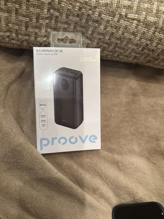 Power bank PROOVE 20000mAh 22,5w illuminator