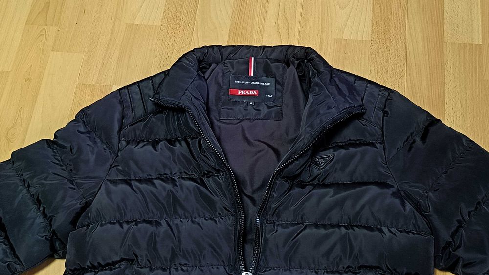 Męska zimowa bomberka PRADA r,M stan idealny