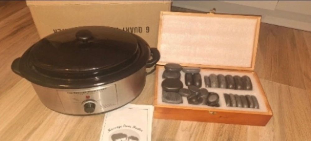 Kamienie do masażu z podgrzewaczem