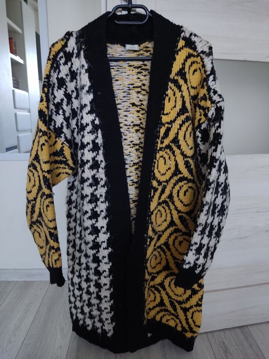 Kardigan zara sweter Mohito r. S oversizowy