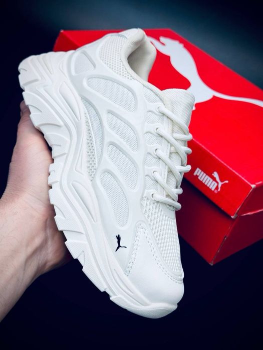 Хит сезона/кожаные женские кроссовки puma/весенние красовки пуиа белые