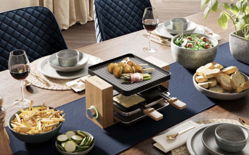 Grelhador Raclette PRINCESS Pure  (700 W - 4 pessoas)