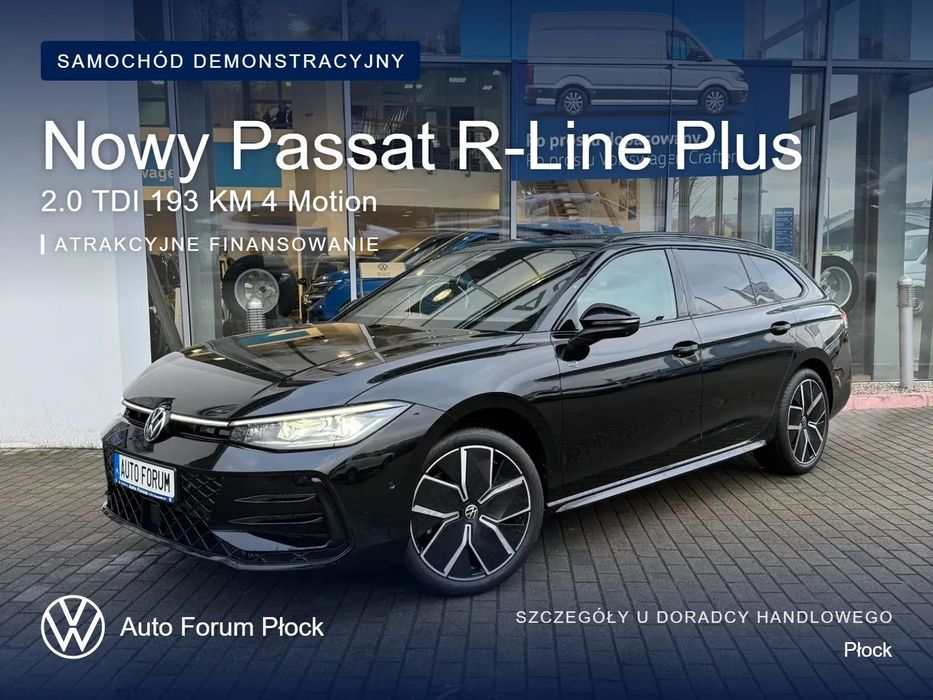 Volkswagen Passat R-Line Plus 2.0 TDI 193 KM 4 Motion ~Samochód demonstracyjny