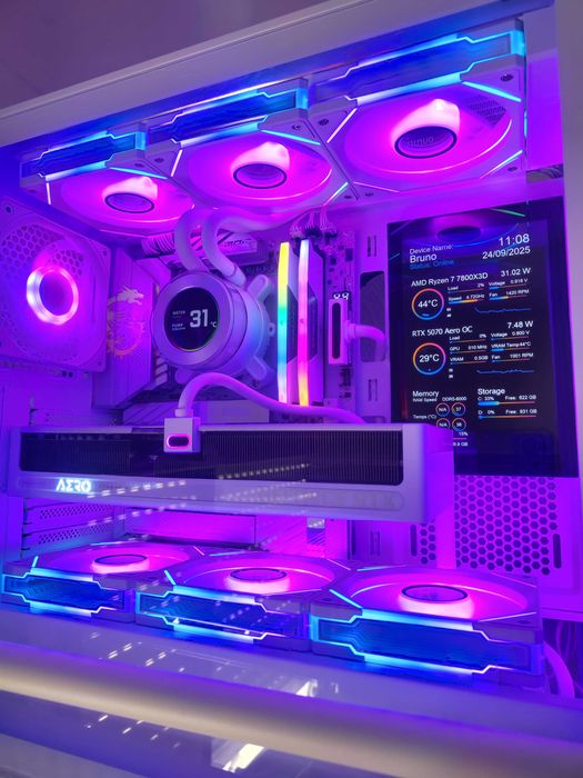 PC Gaming, 9800X3D, RTX5070, DDR5 Cl30