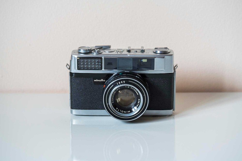 Minolta AL 1000 com 45mm f2.0