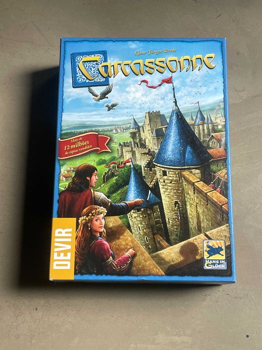 Carcassonne boardgame.