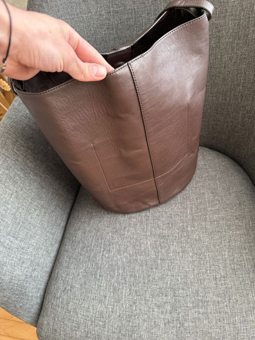 Шкіряна сумка massimo dutti