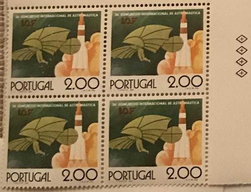 Sheet of New Stamps, 2$00 – 26th International Astronautical Congress – 1975