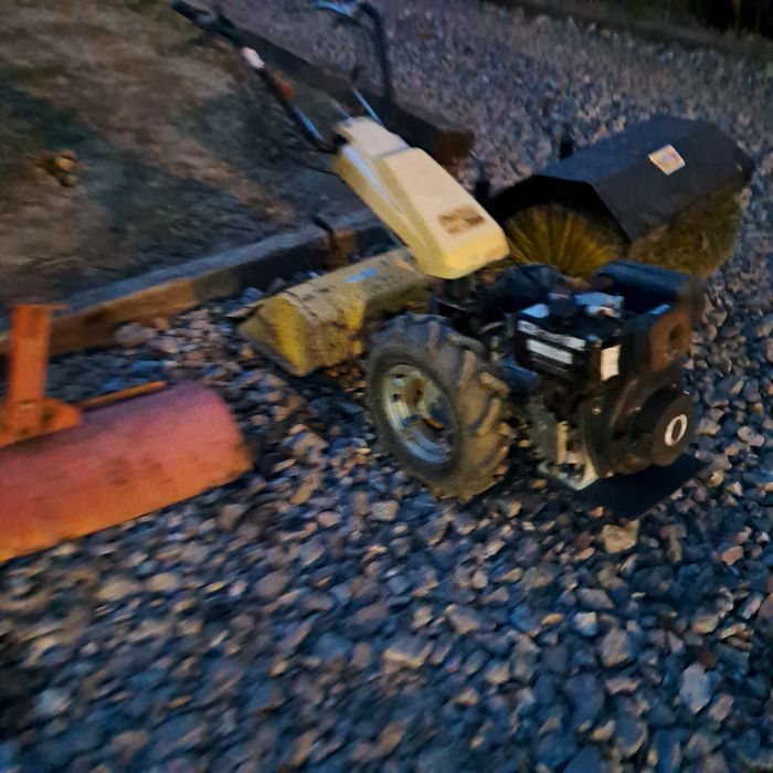 Traktorek jednoosiowy z osprzętem diesel pro trac Texas