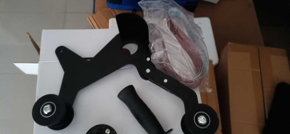 Lixadeira de cinta para tubos lixadeira profissional cintas de lixa lixar tubos