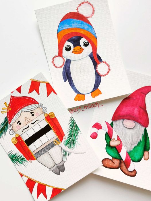 Малюю листівки аквареллю