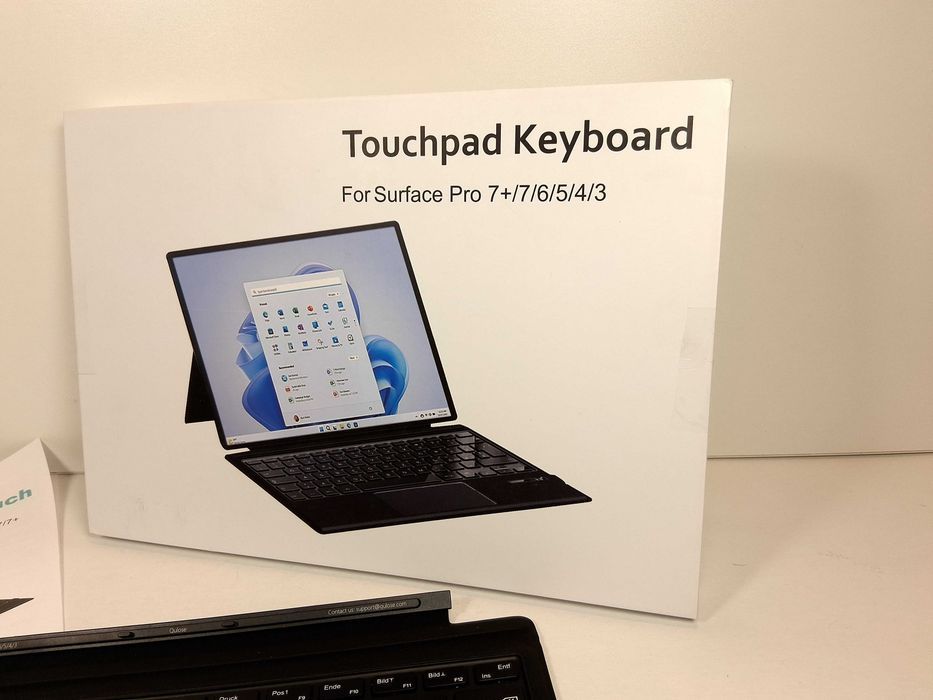 Z116 Klawiatura Bluetooth Touchpad Surface Pro 3/4/5/6/7/7+ QuloseEtui