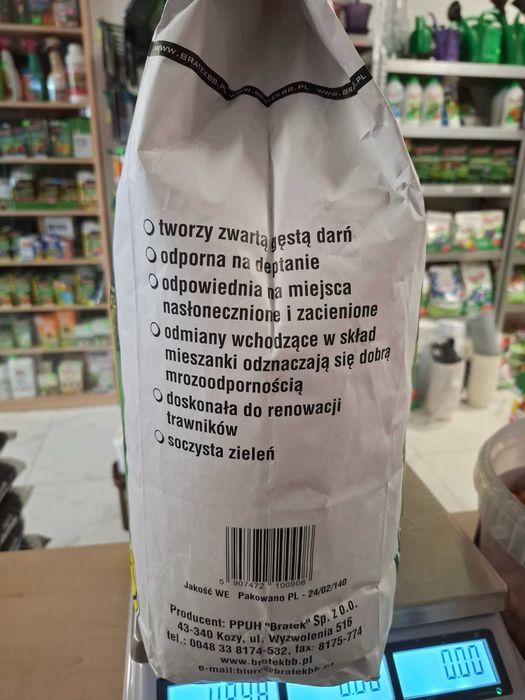 Zielony Dywan nasiona traw 5kg