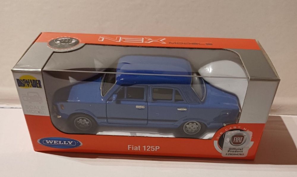 Welly Fiat 125P duży Fiat PRL