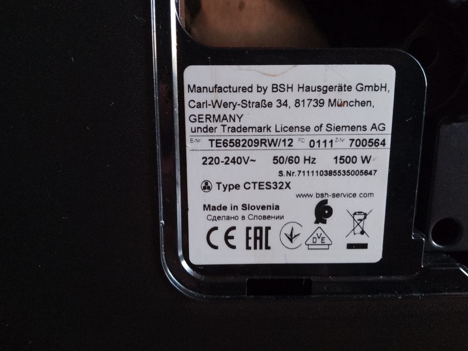 Ekspres do kawy Siemens EQ.6 plus s800 TE658209RW