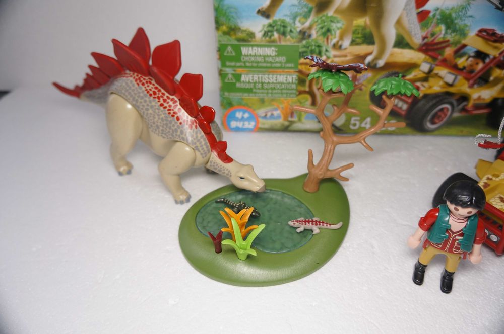 Playmobile 656 Pojazd Badawczy dinozaur stegozaur Playmobil