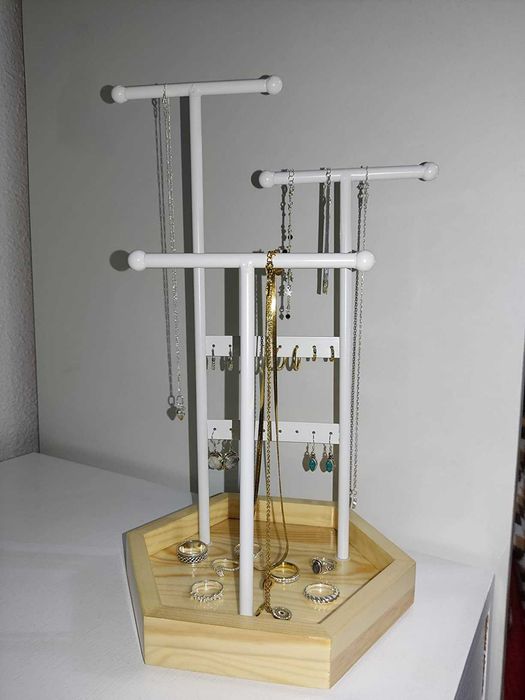 Organizer ekspozytor stojak na biżuterię pojemny elegancki glamour