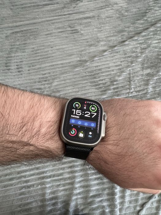 Apple watch milanese loop black 42/44/45/49 mm