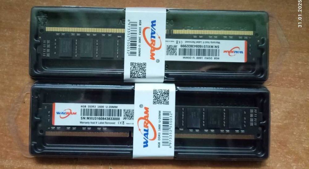 12800U ддр3 DDR3 1600мгц 8гб в планці Hunix Miсron\ тестована