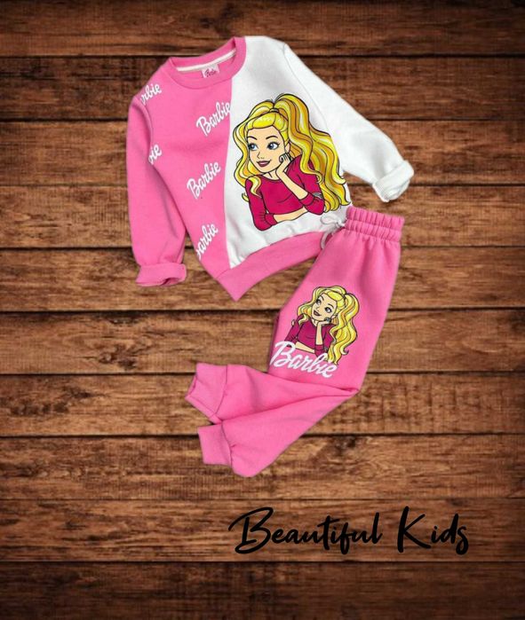 Komplecik barbie 110/116