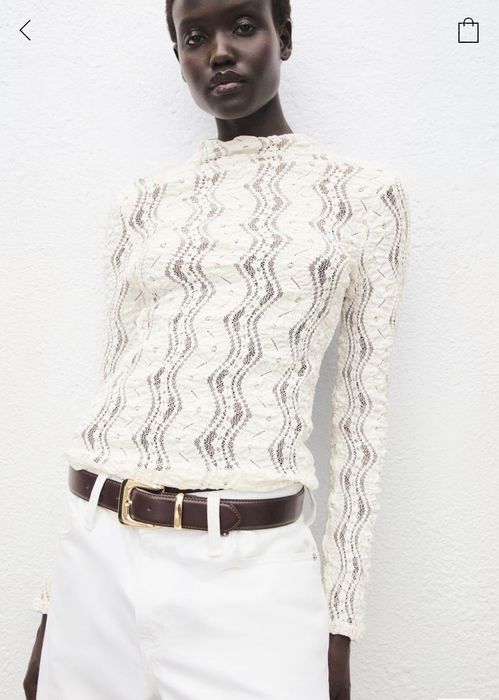 Мережевна кофта Mango