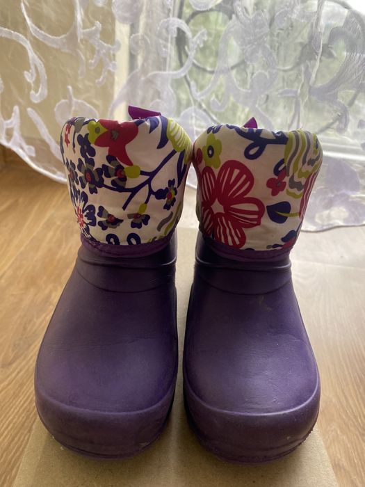 Резиновые сапоги для девочки