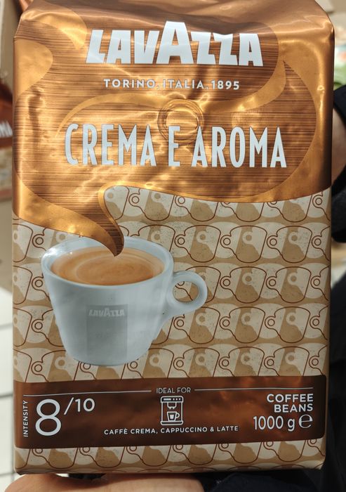 Kawa ziarnista Lavazza crema e aroma 1kg - 3 sztuki