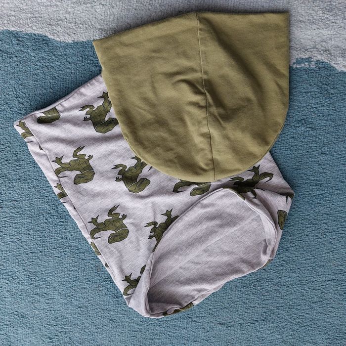 Zestaw czapka + komin H&M dinozaury