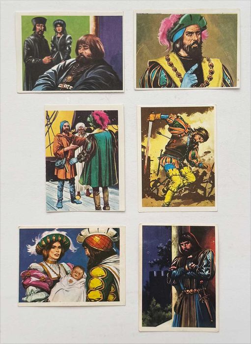 PEDRO ÁLVARES CABRAL_6 cromos soltos. Agência Portuguesa de Revistas, anos 60. Não usados.