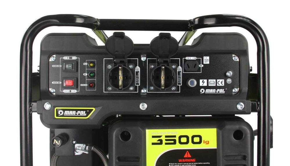 Новий інверторний генератор (чиста синусоїда) MAR-POL 3500 Вт