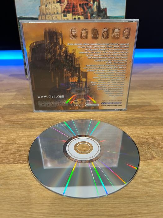 Sid Meier’s Civilization III 3 (PC PL 2002) BIG BOX polskie wydanie