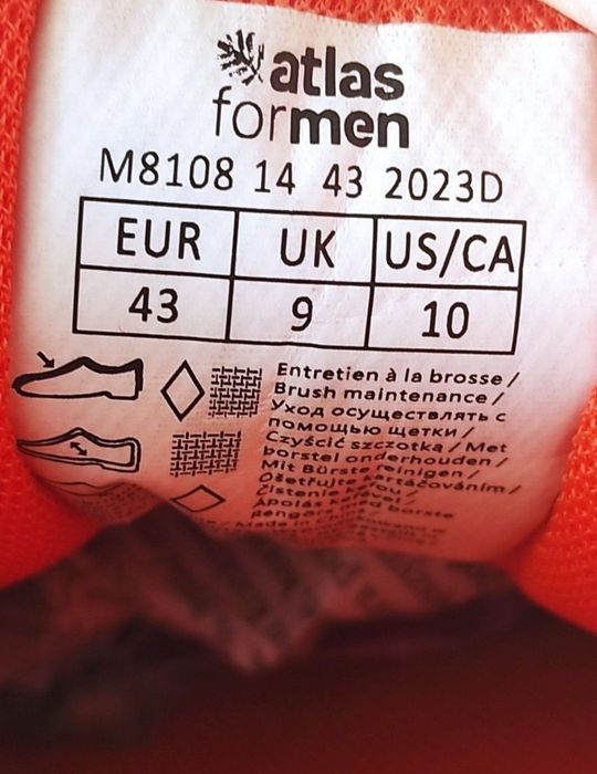 Buty trekkingowe niebieskie Atlas formen nr 43