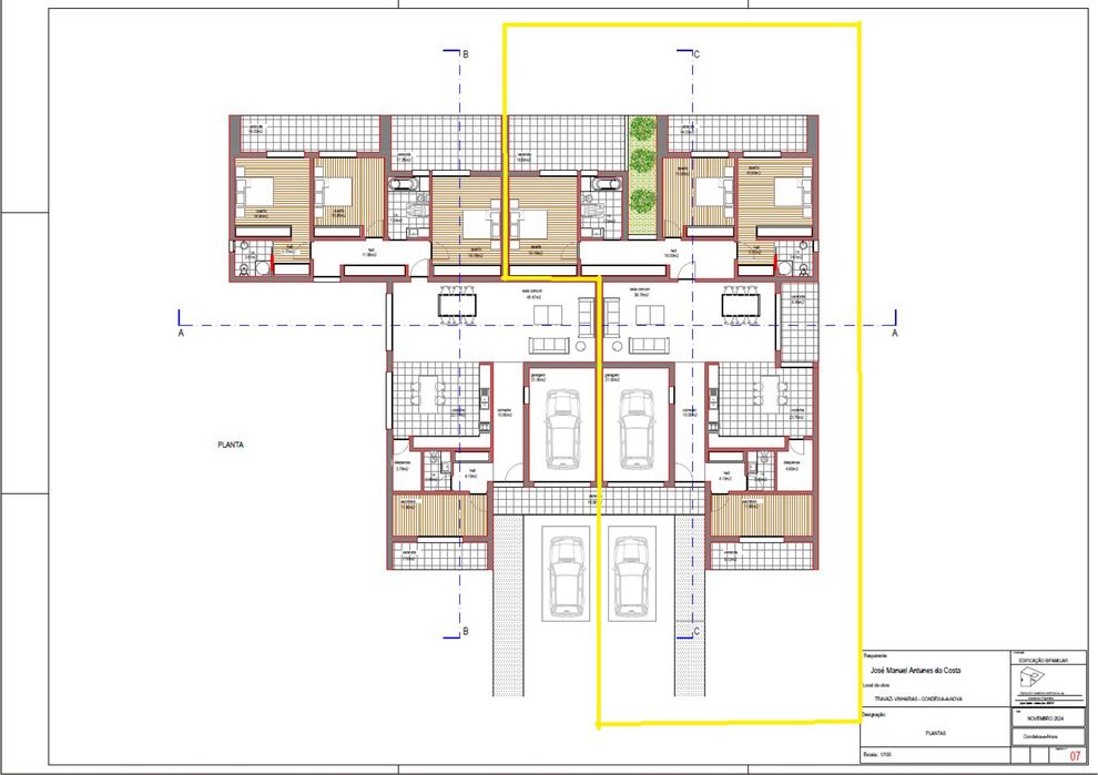 Moradia geminada na Rua das Vinharias, Condeixa-a-Nova, Lote 835m2