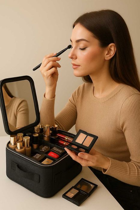 Б'юті кейс L'OREAL із дзеркалом, косметичка