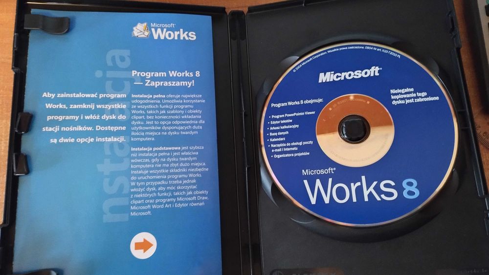 Program komputerowy WORKS 8