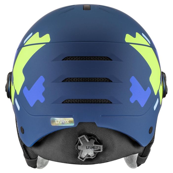 outlet kask narciarski dziecięcy uvex rocket jr visor s 51-55cm matowy