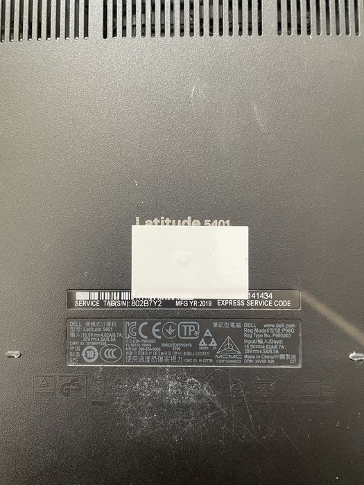 Ноутбук Dell Latitude 5401 i7-9850H