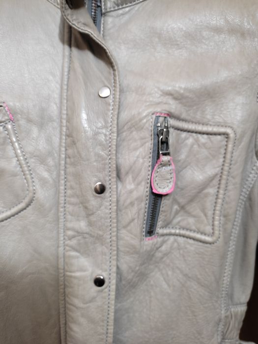Модная кожаная Куртка/женская/розмір С-М