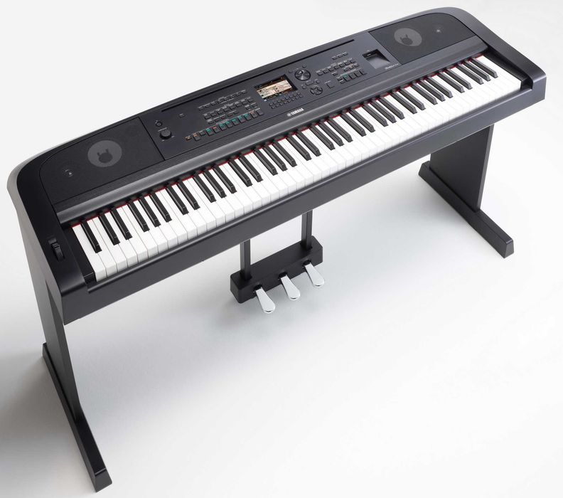 YAMAHA DGX-670 Czarne Pianino + Statyw Ława Słuchawki Pedały | ZESTAW