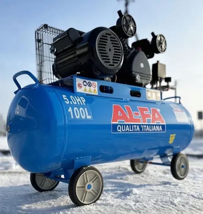 Акція! Масляний компресор 2.3кВт 100Л 420 Л/ХВ Компрессор масляный