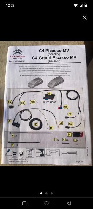 Módulo eletrônico original reboque picasso