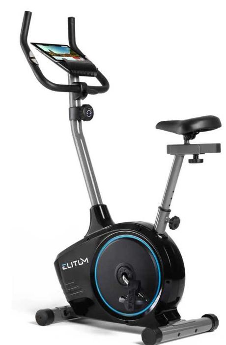 Rower treningowy magnetyczny Elitum RX350, 8-stopniowa regulacja oporu, komputer LCD, pomiar pulsu