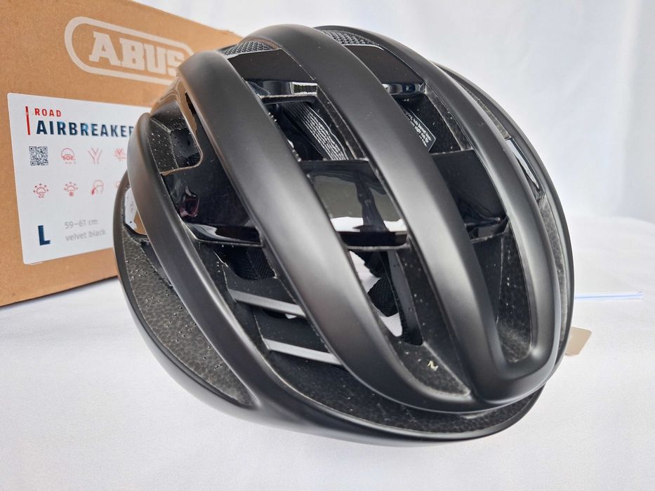 Kask rowerowy szosowy Abus AirBreaker Velvet Black L 59-61cm
