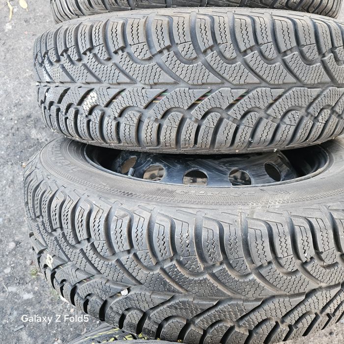 Koła zimowe 175/65/15 Toyota Yaris 4x100 TPMS bieżnik 8mm-7mm 20rok