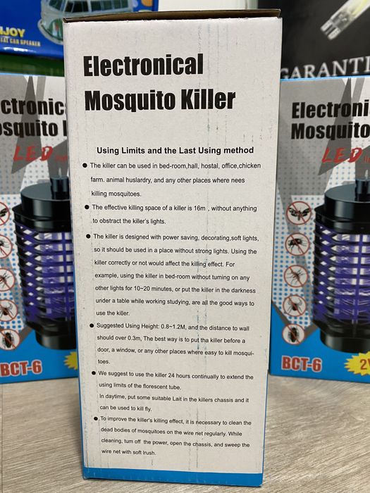 Mata moscas e mosquitos Led 2w