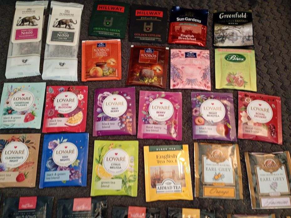 Saszetki z herbatą. Herbata 37 szt