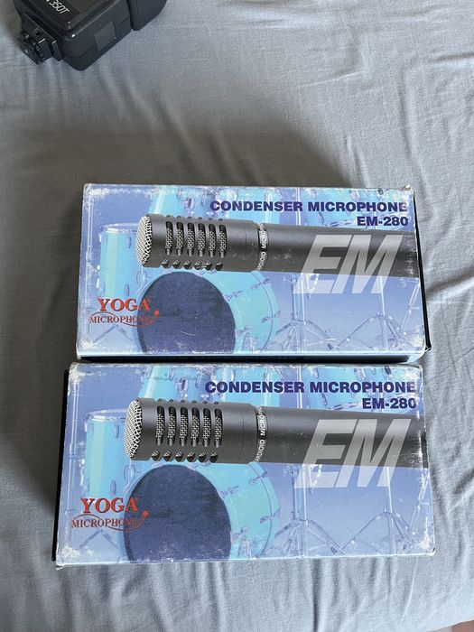 Dwa mikrofony Yoga EM-280