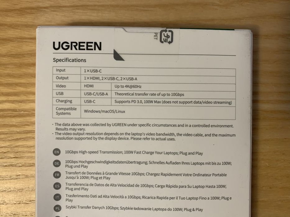 Ugreen Revodok 6-in-1 USB-C Hub док